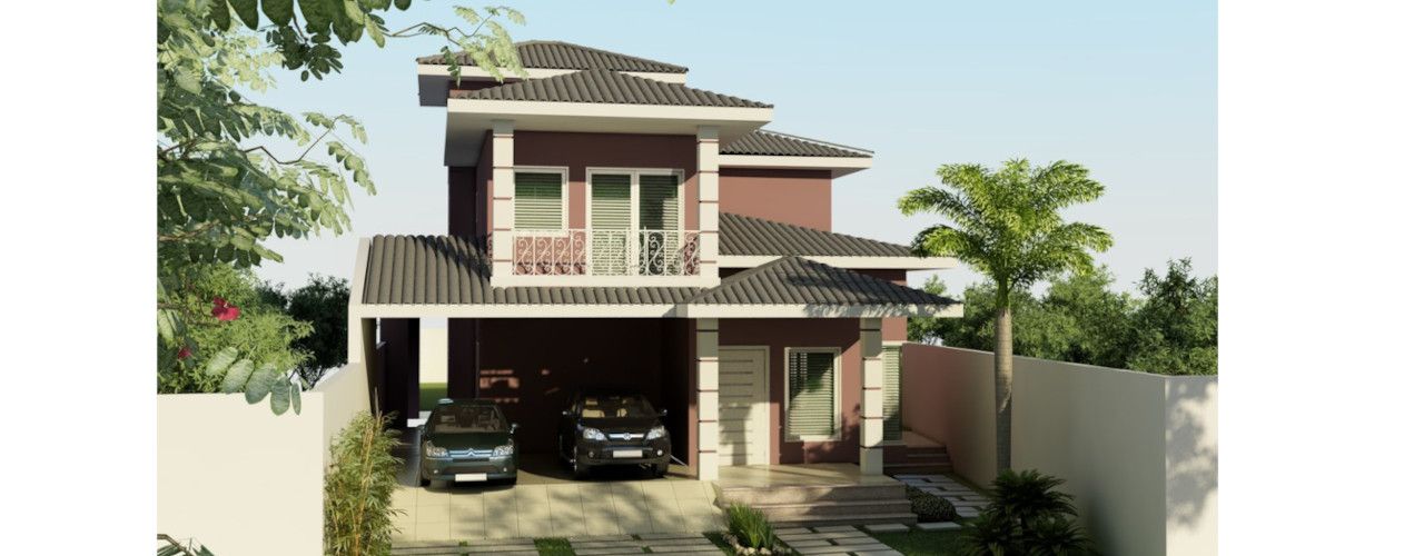 Fachadas de casas em Macaé e Rio das Ostras