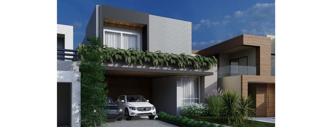 Fachadas de casas em Macaé e Rio das Ostras